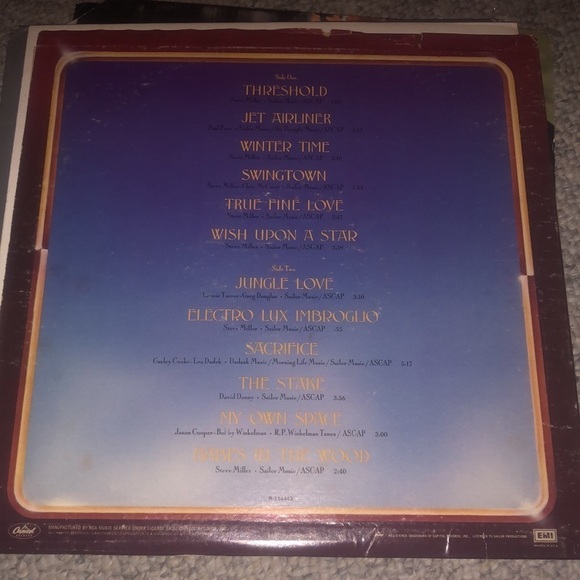 Steve Miller Band - Book Of Dreams LP - Picture 2 of 2